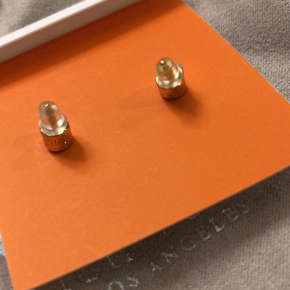 Alicia Bonnie Love Knot Pearl Drop Earrings NIB - Picture 4 of 4